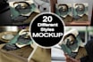 create amazing 3d book cover mockup in 20 different styles