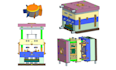 do 3d cad, injection mold, plastic mold, mold tooling, mold components and dfm