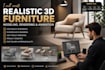 create realistic 3d furniture modeling, 3d mattress sofa and 3d animation video