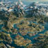 create event, tourist, and fantasy map illustration