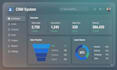 develop custom CRM system with full stack web development