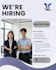 create professional job vacancy and hiring advertisement posts