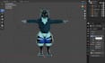 create protogen furry vrchat avatar robotic cyberpunk vrc 3d character