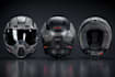 create  3d sci fi helmet for cosplay 3d printing stl cad glb gltf