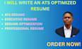 write an ats optimized resume