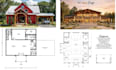 create professional barndominium pole barn house floor plans drawing