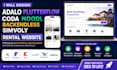 design adalo flutterflow c noodl backendless simvoly rental website