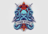 create most wonderful octopus mascot logo design