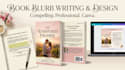 write professional book blurbs and design stunning canva book covers