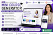 build mini course generator satori profi masteriyo buddyboss coaching website