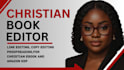 proofread line edit copy edit your christian ebook