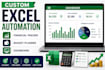 create a custom excel financial tracker, budget planner and dashboard