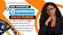 create systeme io sales funnel, systeme io landing page, systeme io website