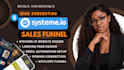 create systeme io sales funnel, systeme io landing page, systeme io website