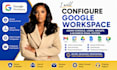configure google workspace admin console users groups business email system
