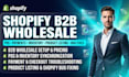 setup shopify b2b wholesale store shopify pos inventory product listing bug fix