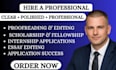 quickly, edit your scholarship fellowship and internship application essays