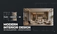 create modern interior design 3d visualization for home, office, shop restaurant