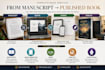 do book cover, book formatting, book layout, ebook design