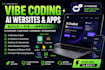 do lovable ai vibe coding ai modern website bolt replit web apps low code app