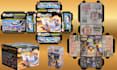 create printable board game box, card game box design 3d mockup packaging layout