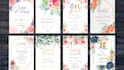 do canva birthday invitation, editable template, digital invite, printable cards