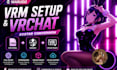 convert vrchat avatar to vrm and setup warudo facial tracking professionally