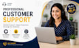 customer support chat and email support virtual assistant