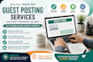 do guest posting with high quality SEO backlinks