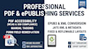 remediate PDF accessibility and convert PDF to epub XML