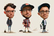 draw nice cartoons and caricatures