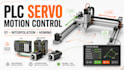 develop plc servo motion control for xy system with interpolation homing xinjie