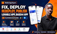 fix deploy redeploy publish lovable app base44 app to playstore or app store