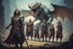 design custom dnd party portrait and group art