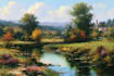 landscape oil painting art