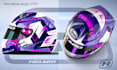 create a custom racing helmet design