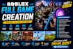 create a complete roblox game with custom maps UI scripting and systems