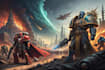 create beautiful digital warhammer 40k and illustrations
