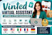 vinted product listing and vinted store management and creation services