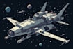 draw high quality spaceship concept