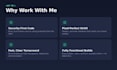 develop a responsive and secure frontend website with modern UI UX