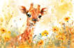 illustrate anything in watercolor style