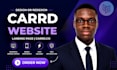design or redesign carrd website, carrd landing page, carrd co