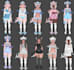 make vrchat avatar, 3d character model, 3d vtuber character, vroid model
