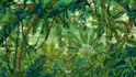 illustrate detailed hidden object game scene