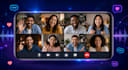 give you group audio video call with chat system