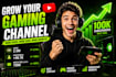 create modern and eye catching youtube thumbnails