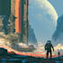 draw sci fi illustration and sci fi sci fi illustration