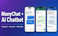 build manychat ai chatbot for instagram facebook whatsapp