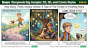 create consistent character childern story book illustrations for kdp print